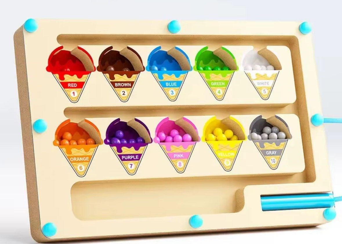 Magnetic Color Classification Game