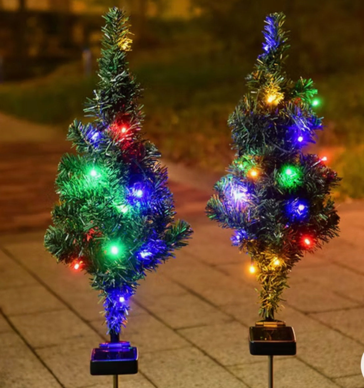 Solar 4-Color Christmas Tree