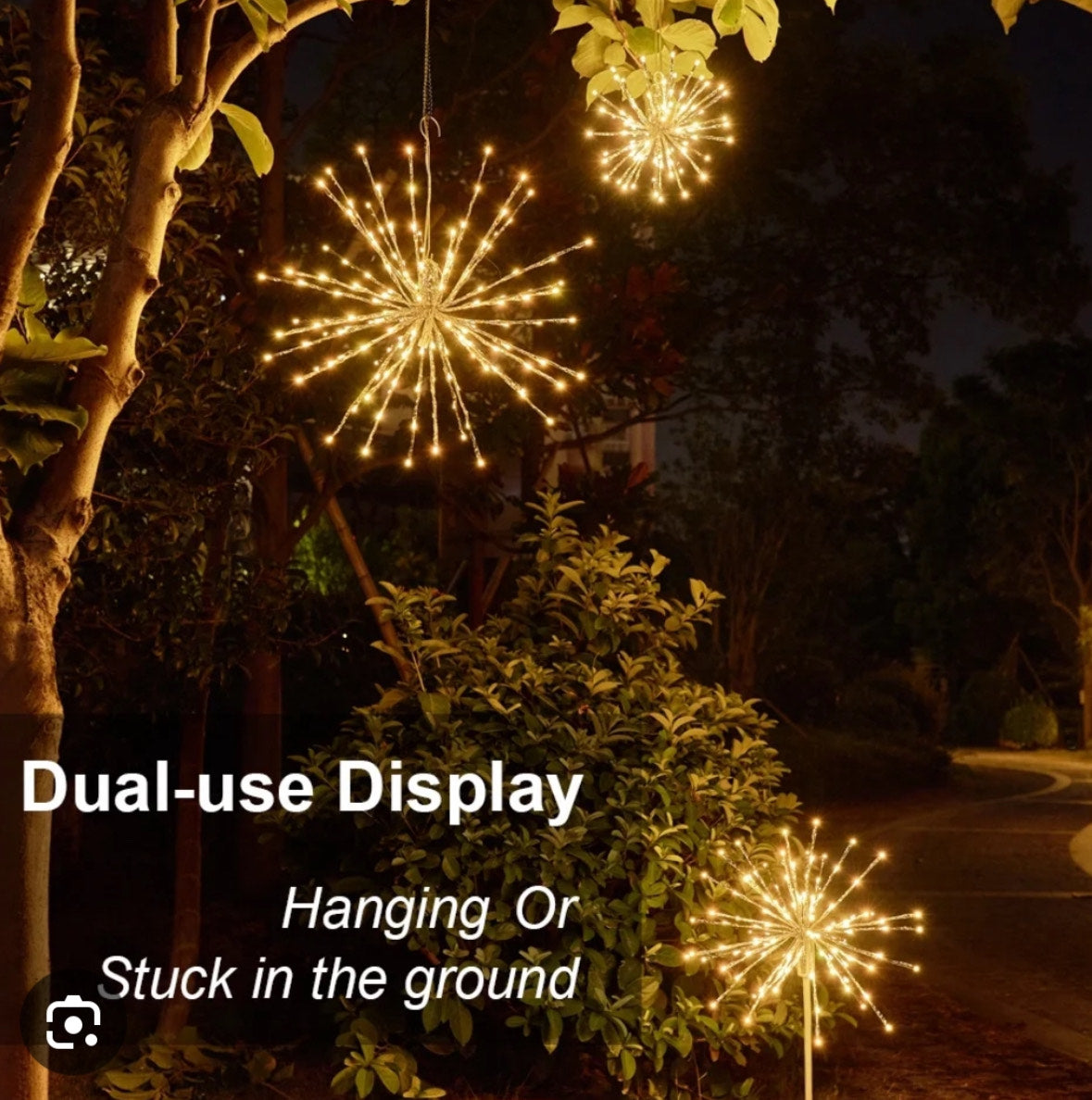 Solar Starburst Stake Light