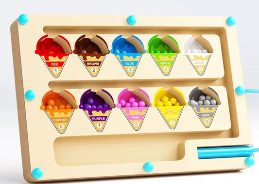 Magnetic Color Classification Game