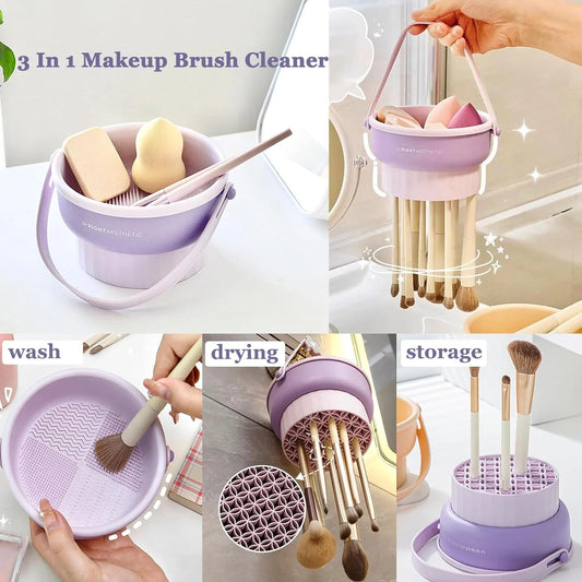 Make-up cleaning box
